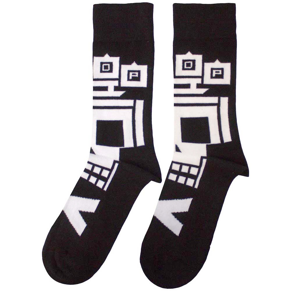 Five Finger Death Punch - Pixeled Skull Chaussettes - Noir